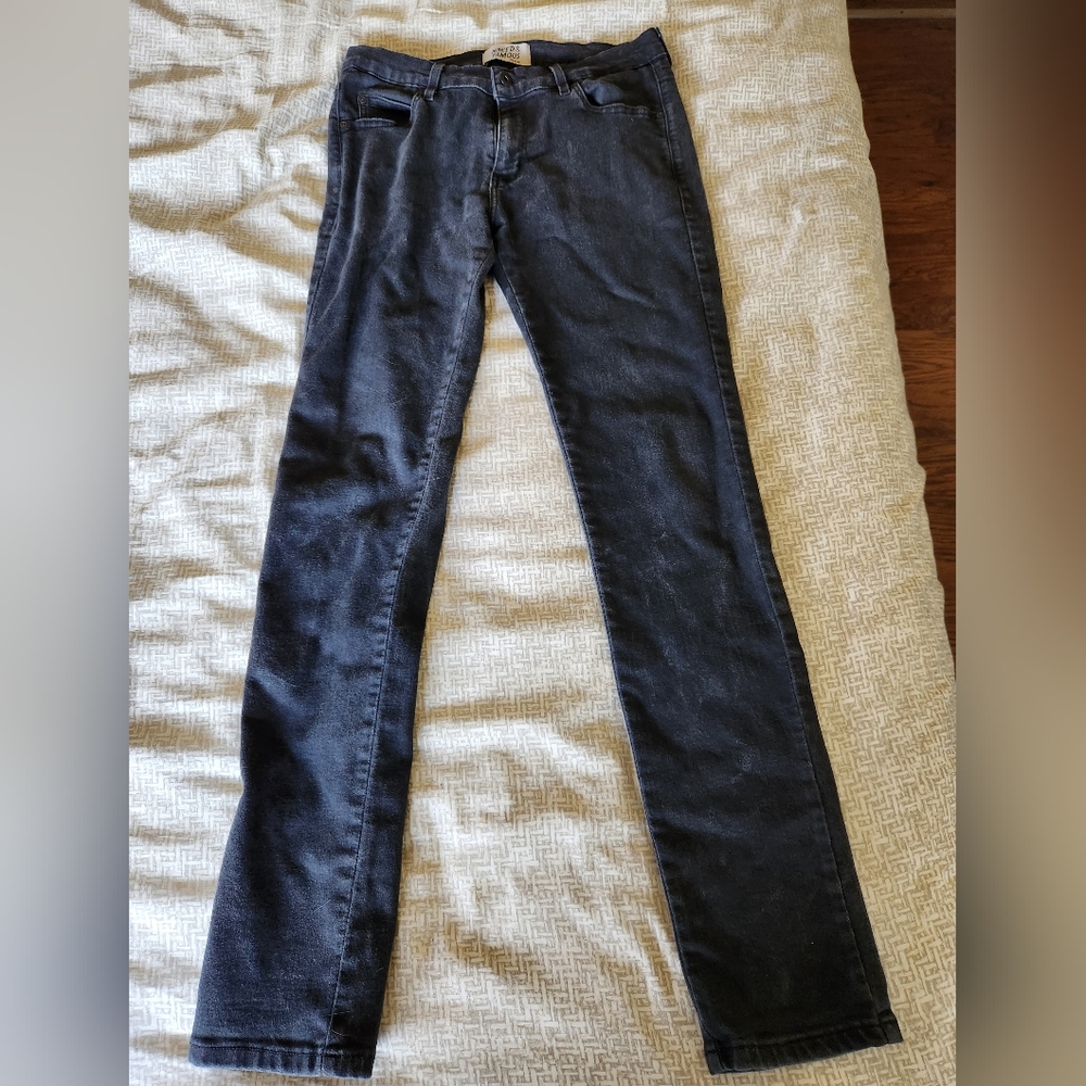 Naked and Famous Men's Super Skinny Guy 34x34 Black